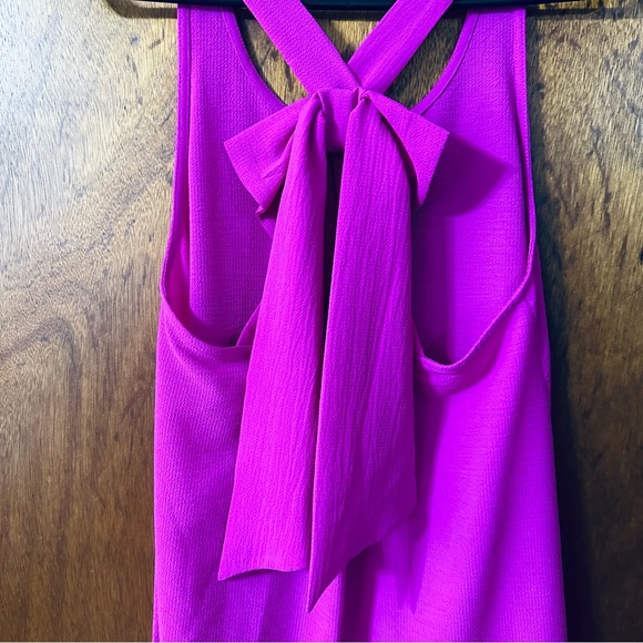 Pink racer back bow tank top - Picture 3 of 6
